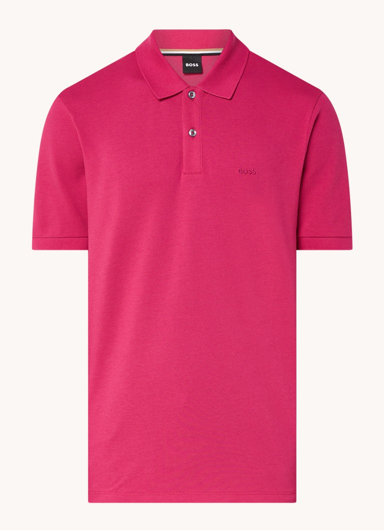 Polo HUGO BOSS Pallas de corte regular em algodão piqué