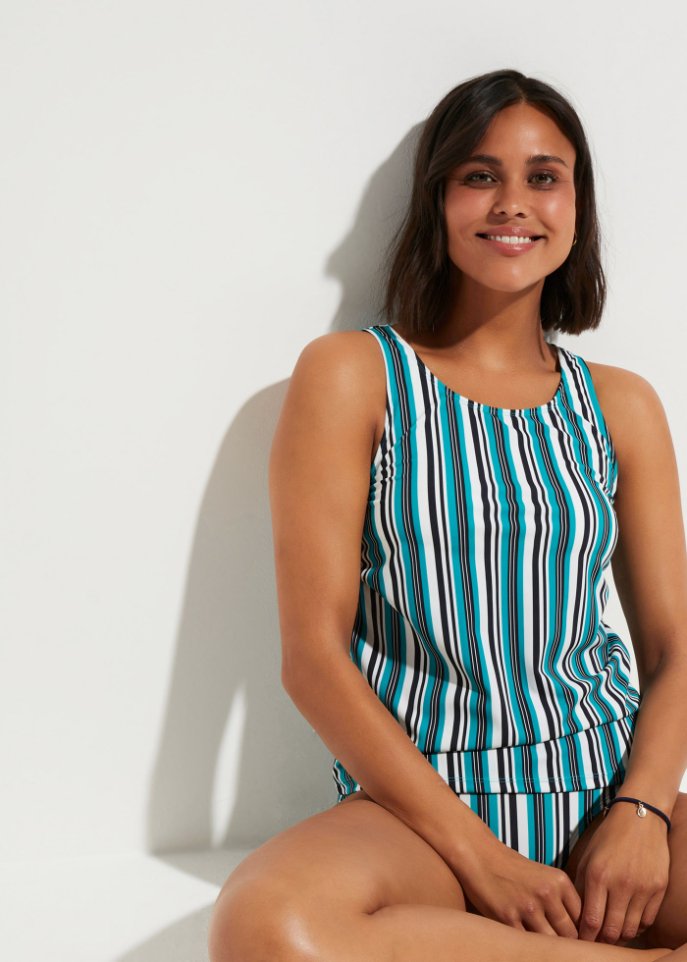 Tankini Oberteil aus recyceltem Polyamid