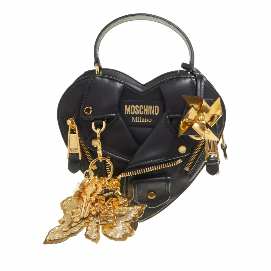 Moschino - Moschino Shoulder Bags Kunstleder Black - schwarz