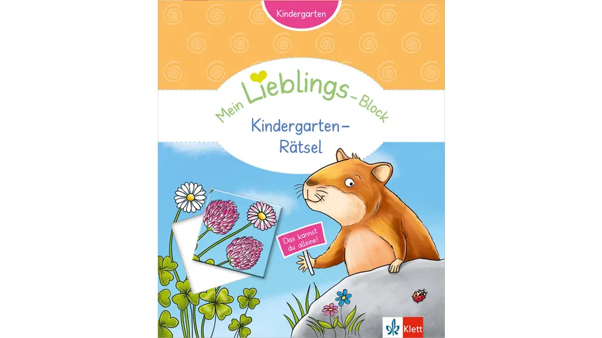 Klett Mein Lieblings-Block Kindergartenrätsel -  Kinderbuch