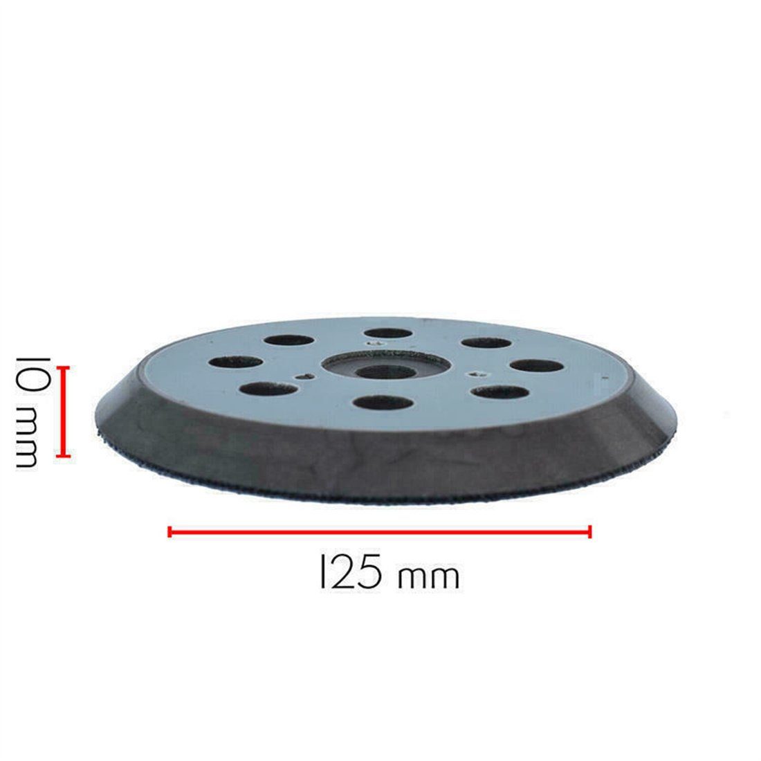 DÖRÖY Polierpad 2 x Schleifscheiben, Velcro 12,5 cm Pads, Exzenterschleifer