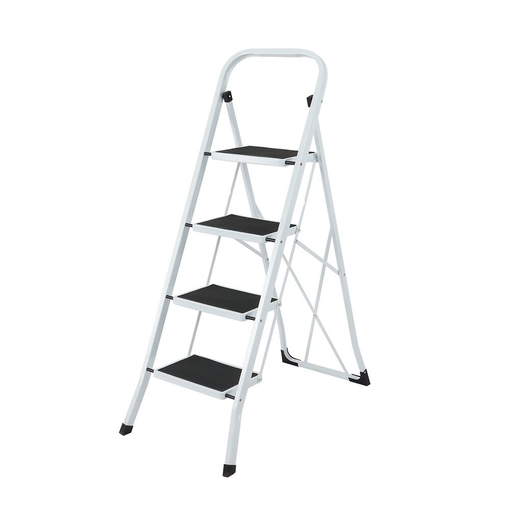 Kraft Werkzeuge Trittleiter vierstufig, 150kg Belastbarkeit