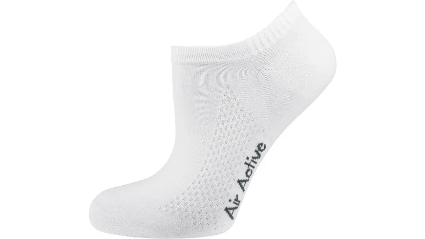 NUR DIE Damen Sneaker Socken 920 weiss