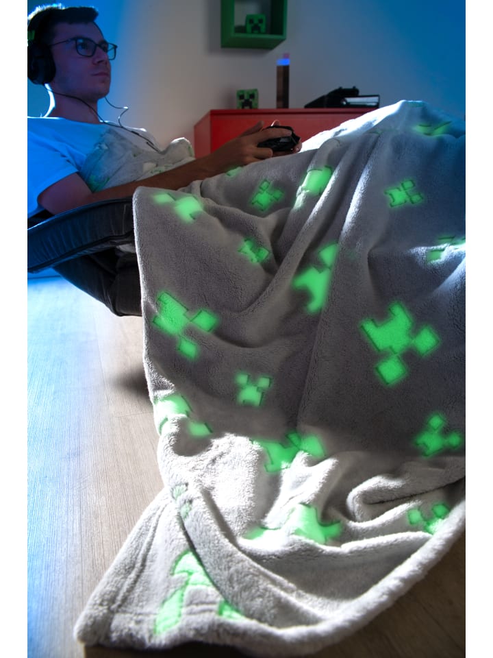 Minecraft Minecraft - Kuscheldecke, leuchtet im Dunkeln günstig kaufen onesize