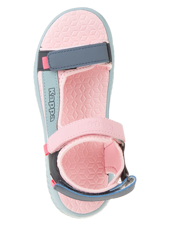 Kappa Sandalen in Hellblau/ Rosa günstig kaufen