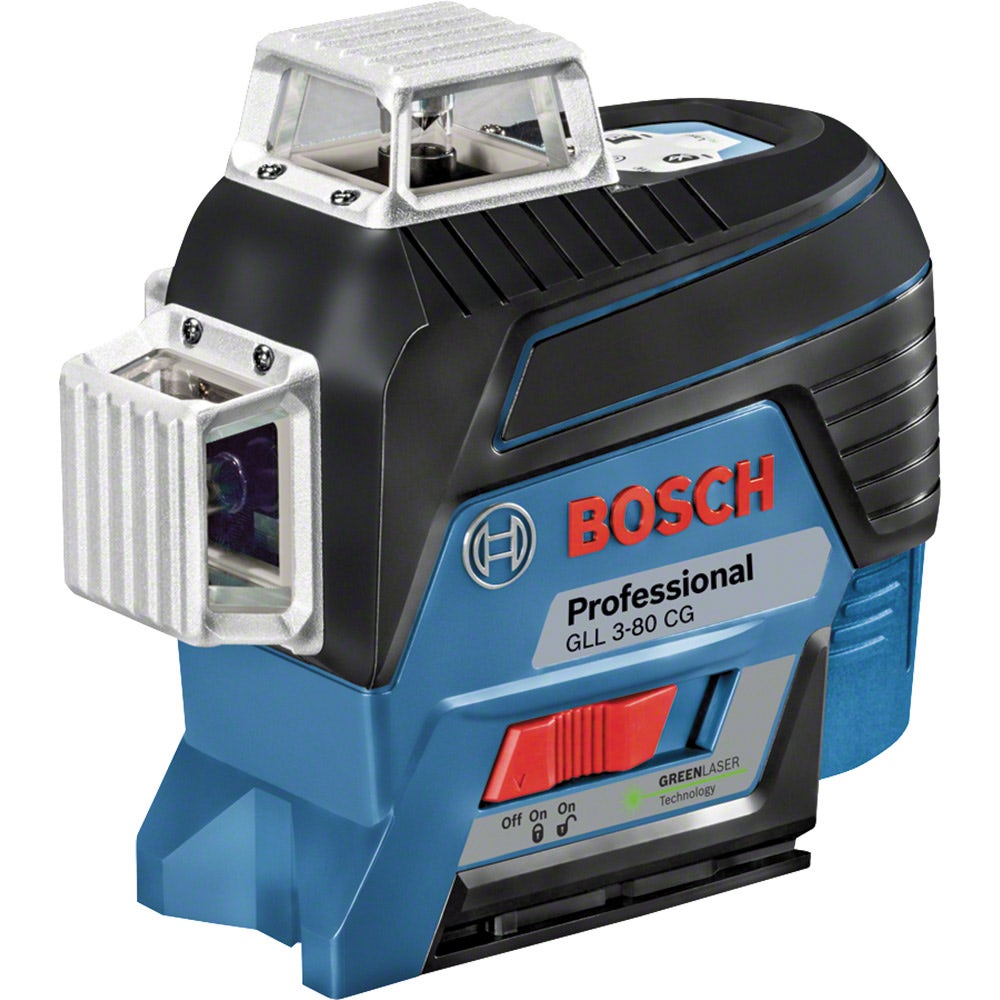 BOSCH 3 x 360° Multi-Line Laser Level Green Beam with Bluetooth GLL3-80CG