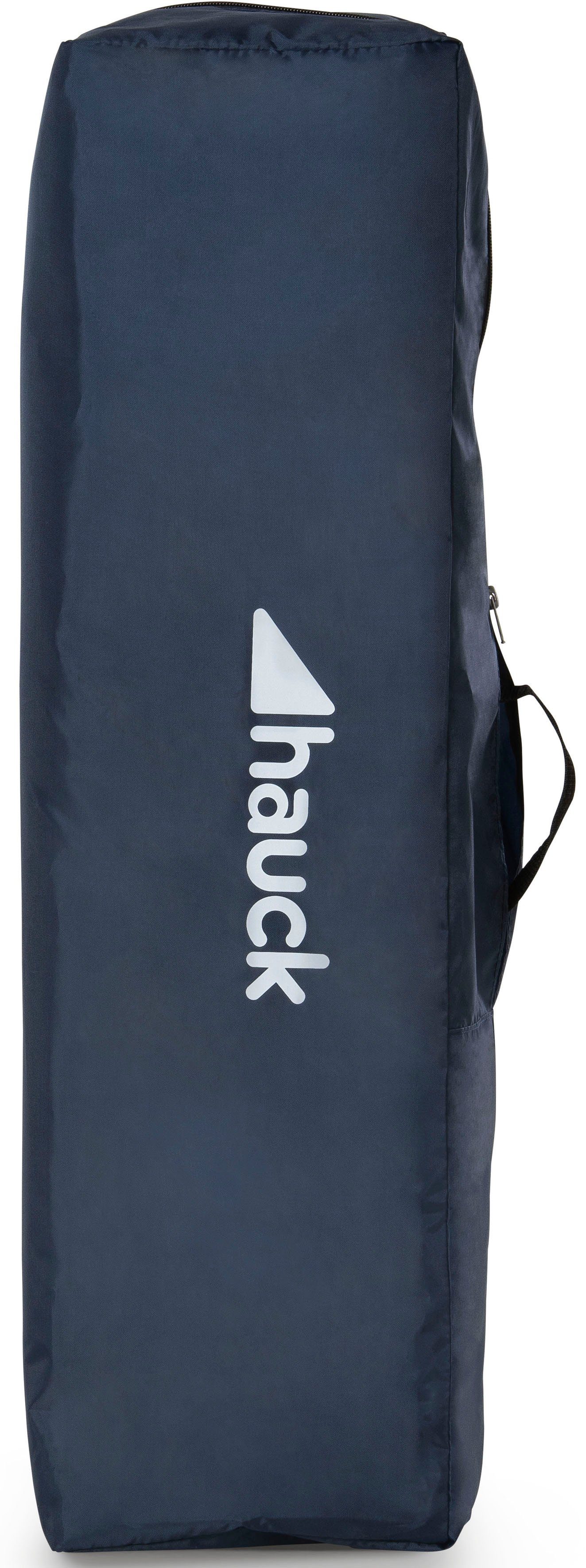 Hauck Baby-Reisebett Dream N Play Plus, Navy, inkl. Transporttasche