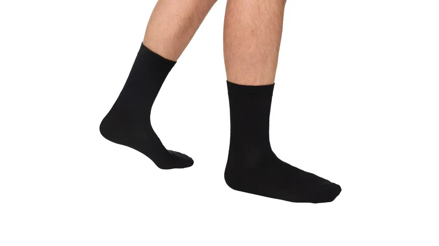 DIM Herren Socken Baumwolle 3er Pack noir