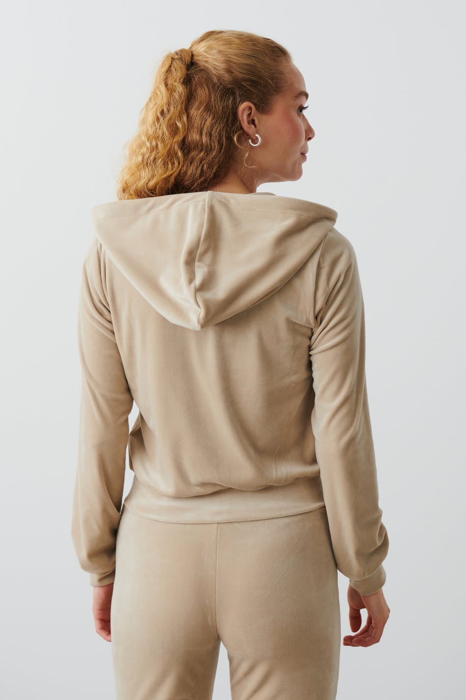 Velour hoodie