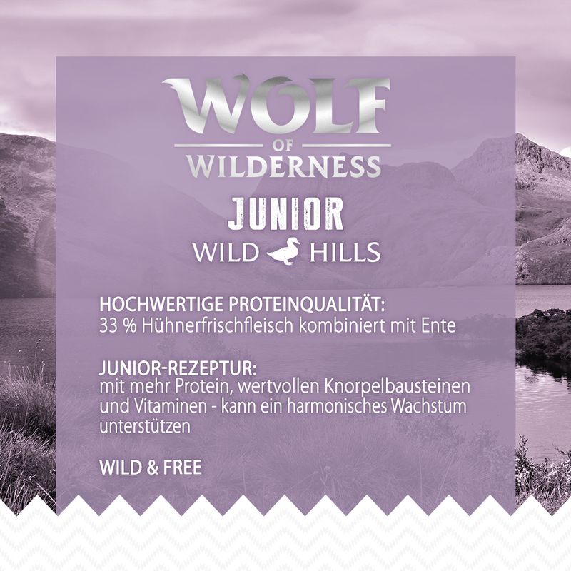 Wolf of Wilderness Junior - 'Wild Hills' - Ente
