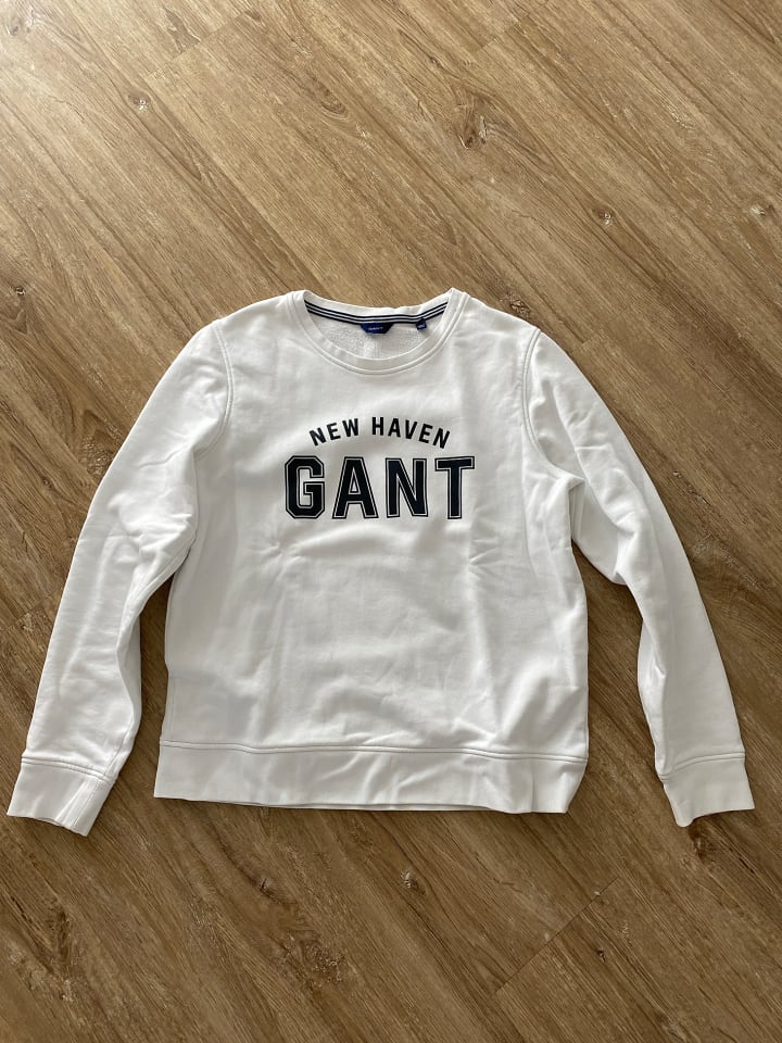 Gant Sweatshirt in Weiß günstig kaufen M