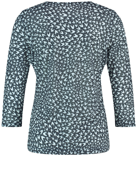 3/4 Arm Shirt in Ausbrenner-Qualität