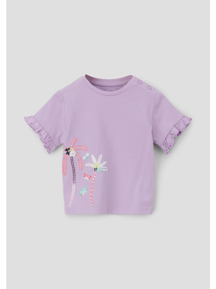 s.Oliver T-Shirt kurzarm in Lila günstig kaufen
