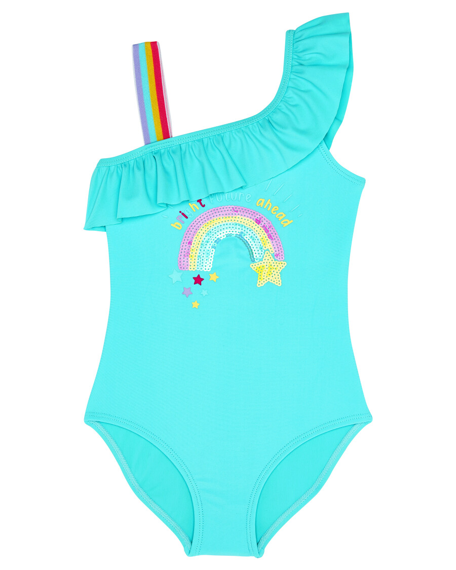 Badeanzug Regenbogen