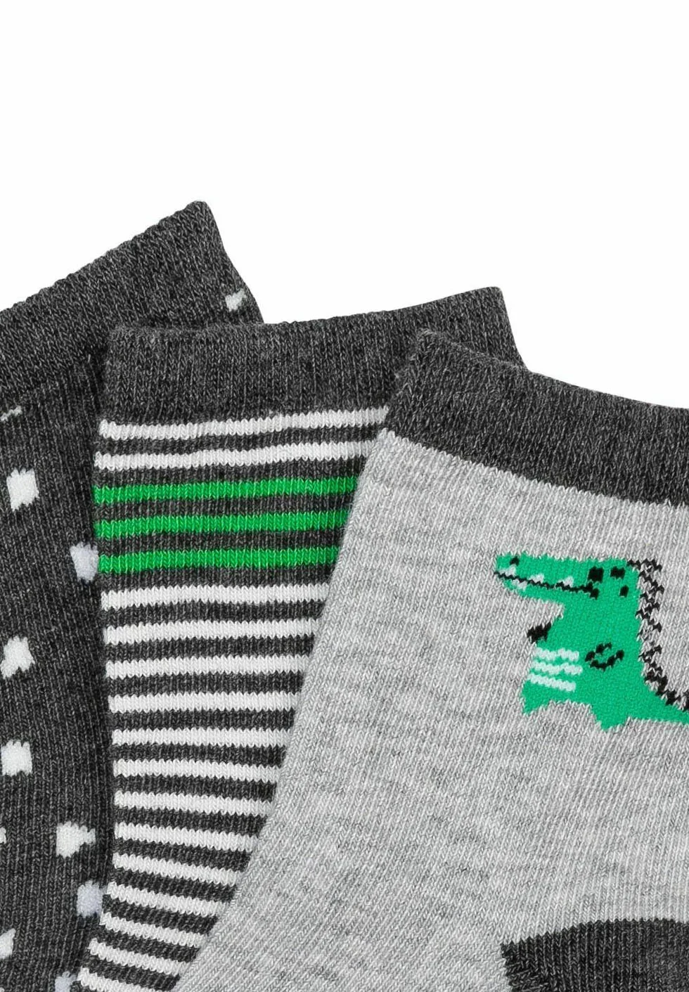 MINOTI BRIGHT DINOSAURIO PAQUETE DE TRES - Calcetines