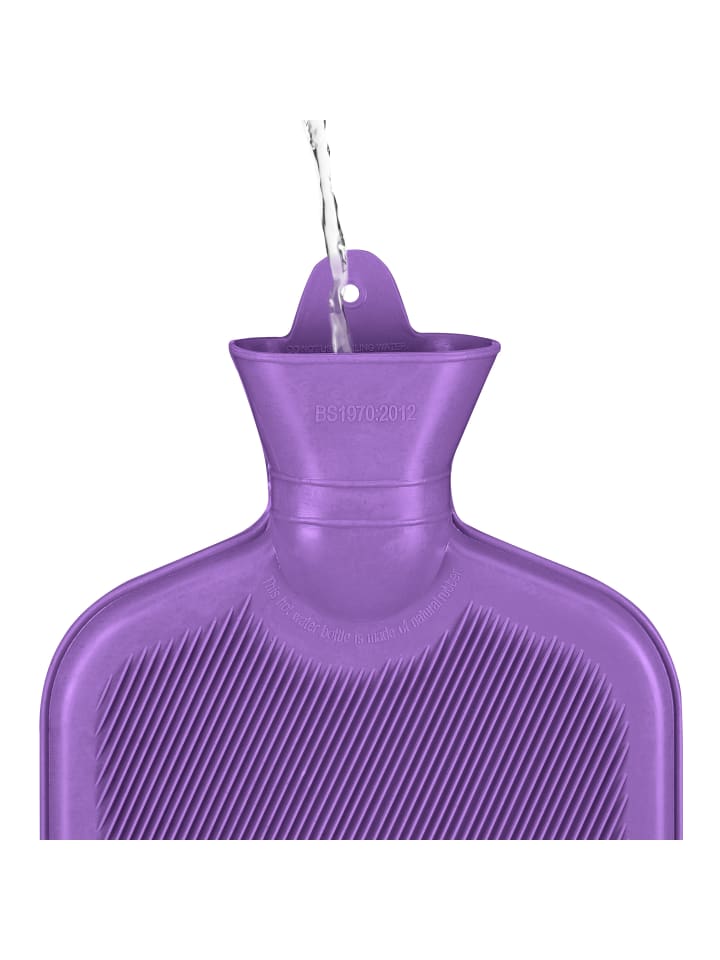 relaxdays Wärmflasche in Lila - 2 Liter günstig kaufen onesize
