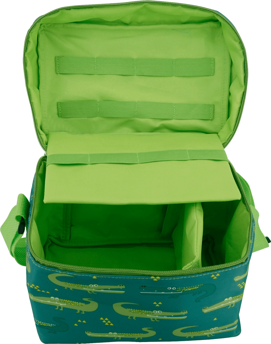 Kindertasche grün Krokodile, 1 St