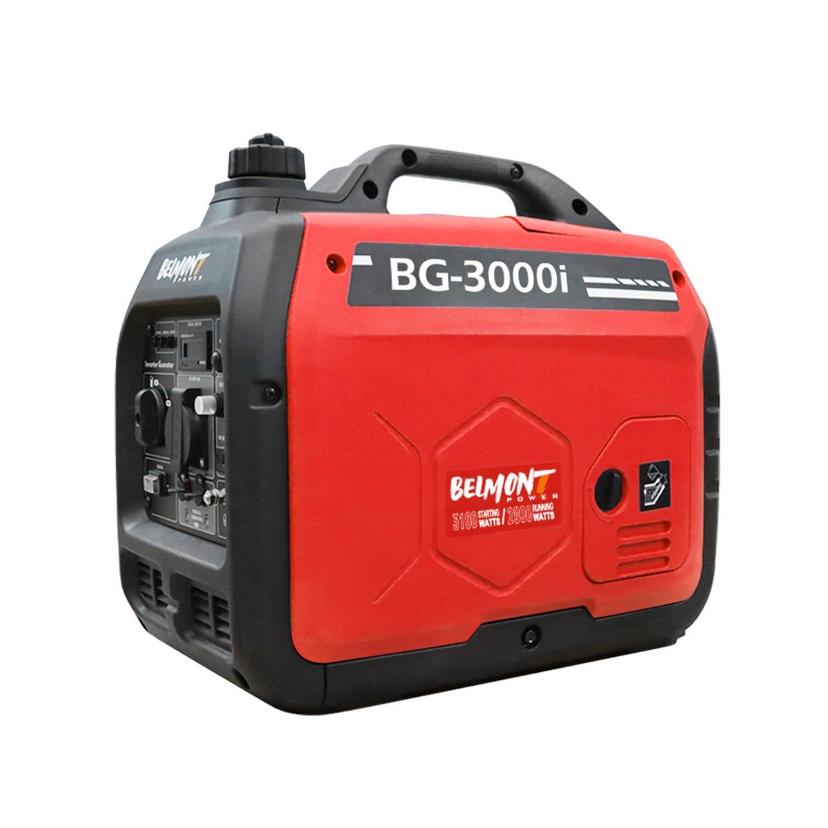 BELMONT Stromgenerator POWER GENERATOR BG3000I, 3,0KW, INVERTER, SILENT, 66dB leiser 4-Takt-Motor, (max 3,3 kW)