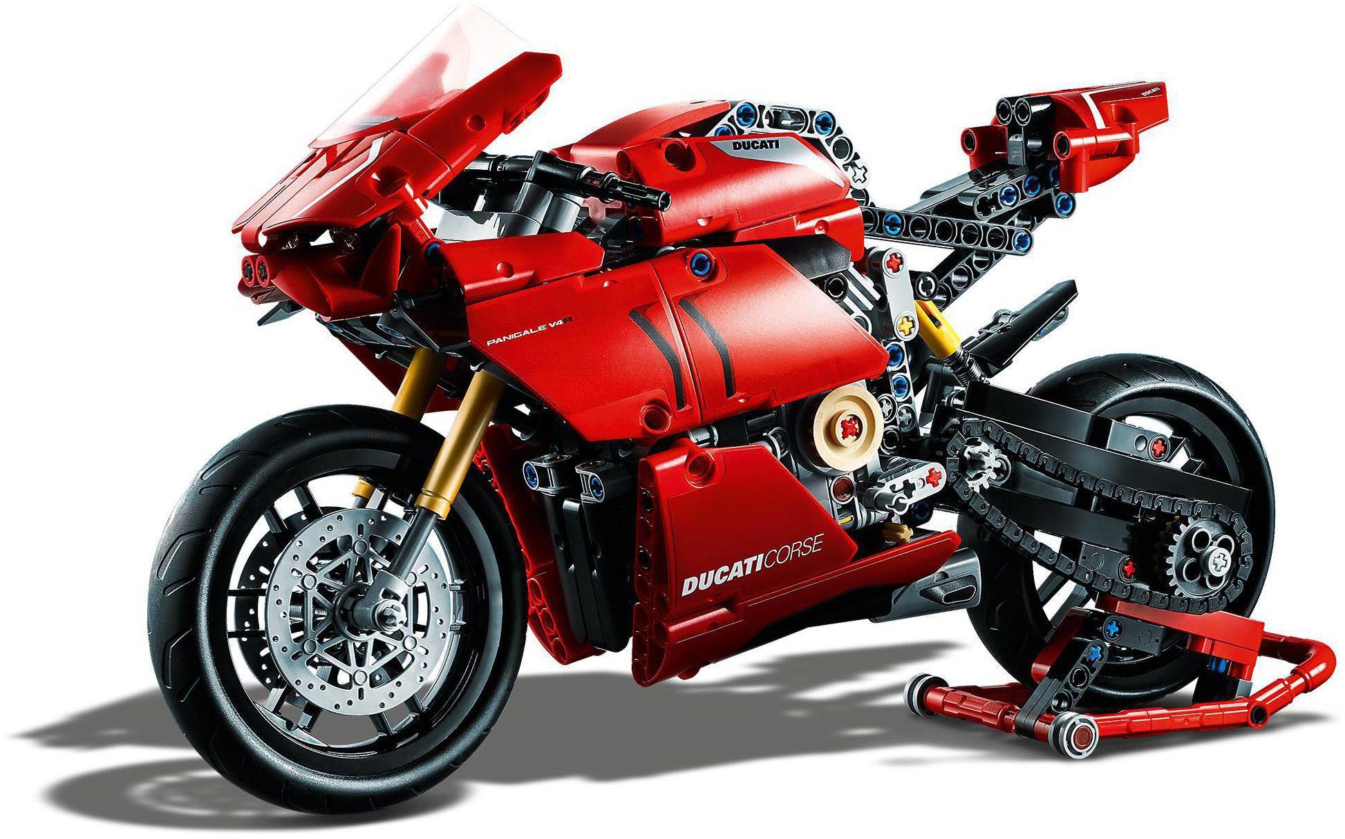 LEGO® Konstruktionsspielsteine Ducati Panigale V4 R (42107), LEGO® Technic, (646 St), Made in Europe