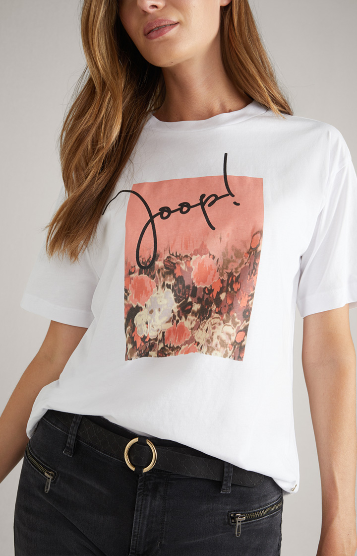 Baumwoll-T-Shirt in Weiß