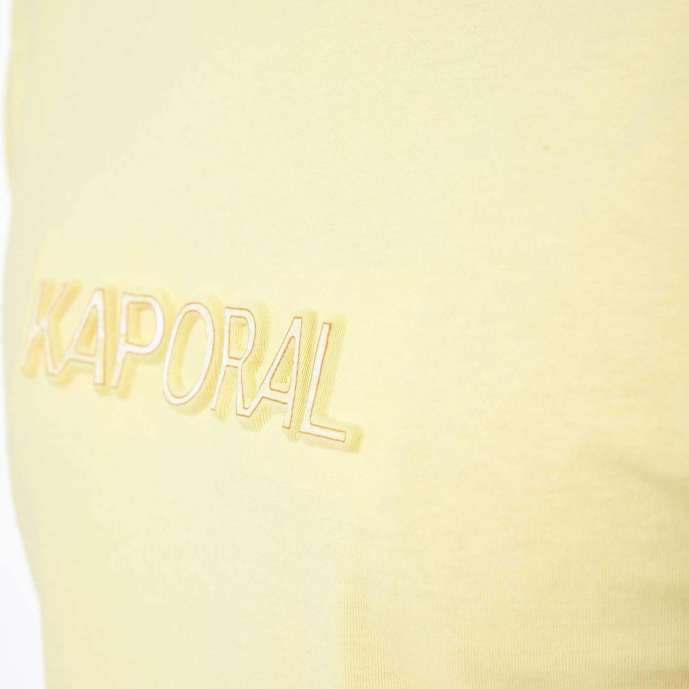 SIKO   T-shirt jaune Homme en 100% coton