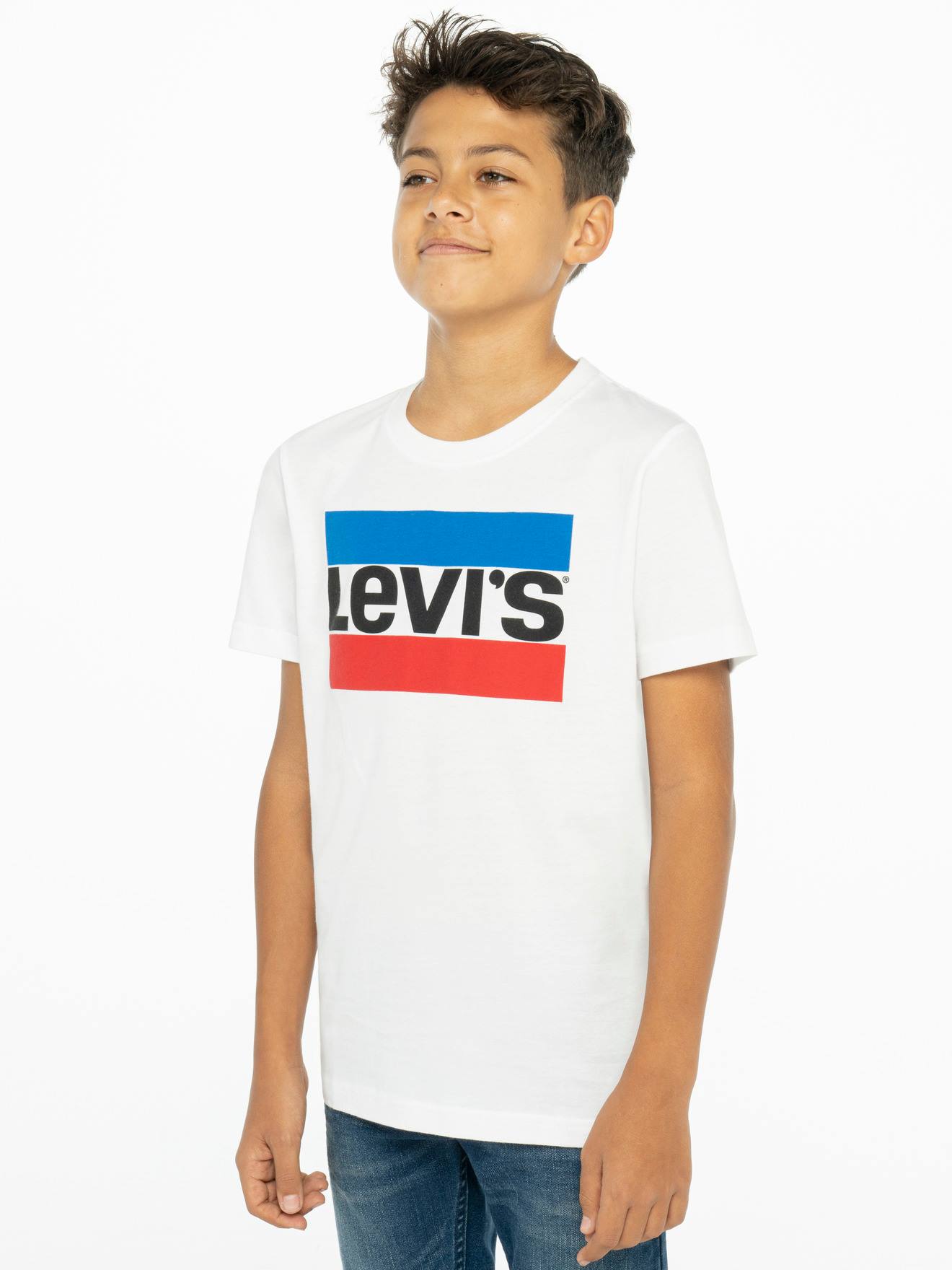 T-shirt Sportswear Logo garçon LEVI'S® blanc