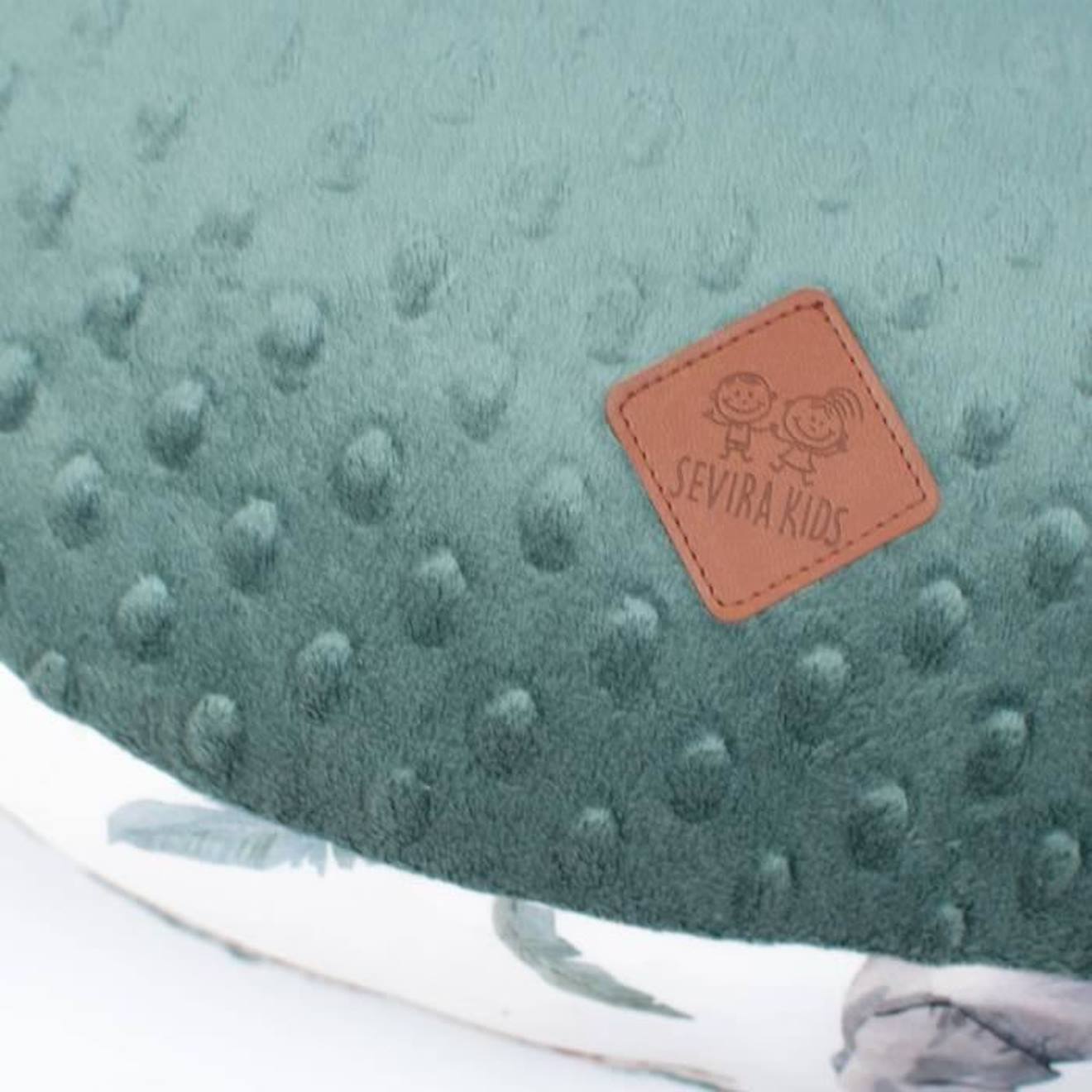 Coussin d'allaitement Poule, Safari vert