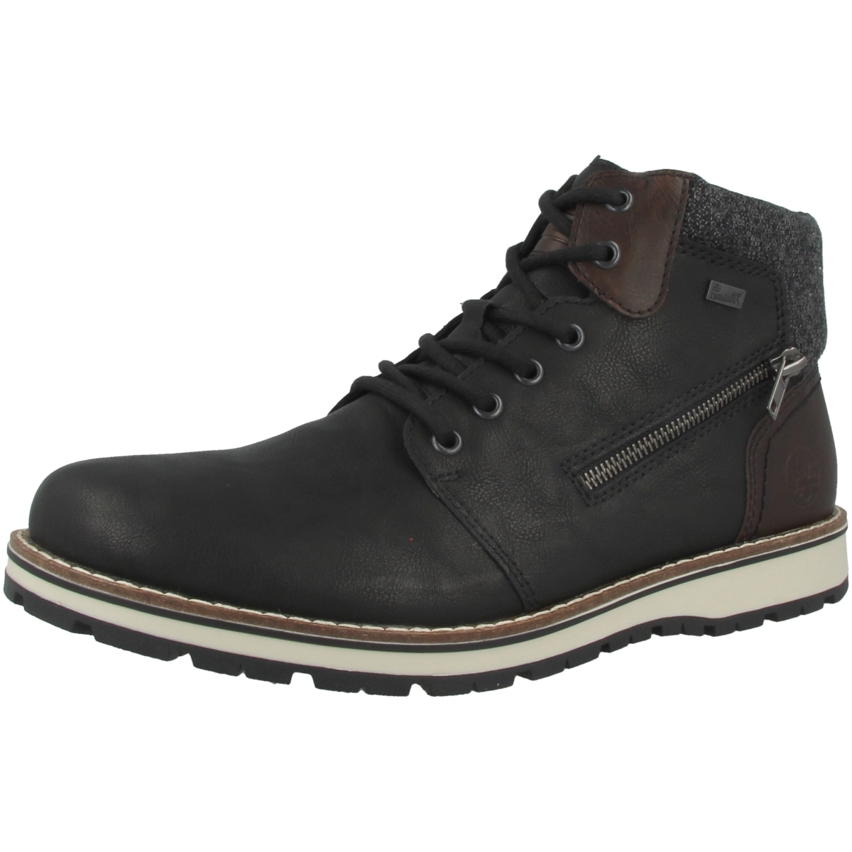Rieker Tamburo-Hunter-Forato Schnürboots schwarz