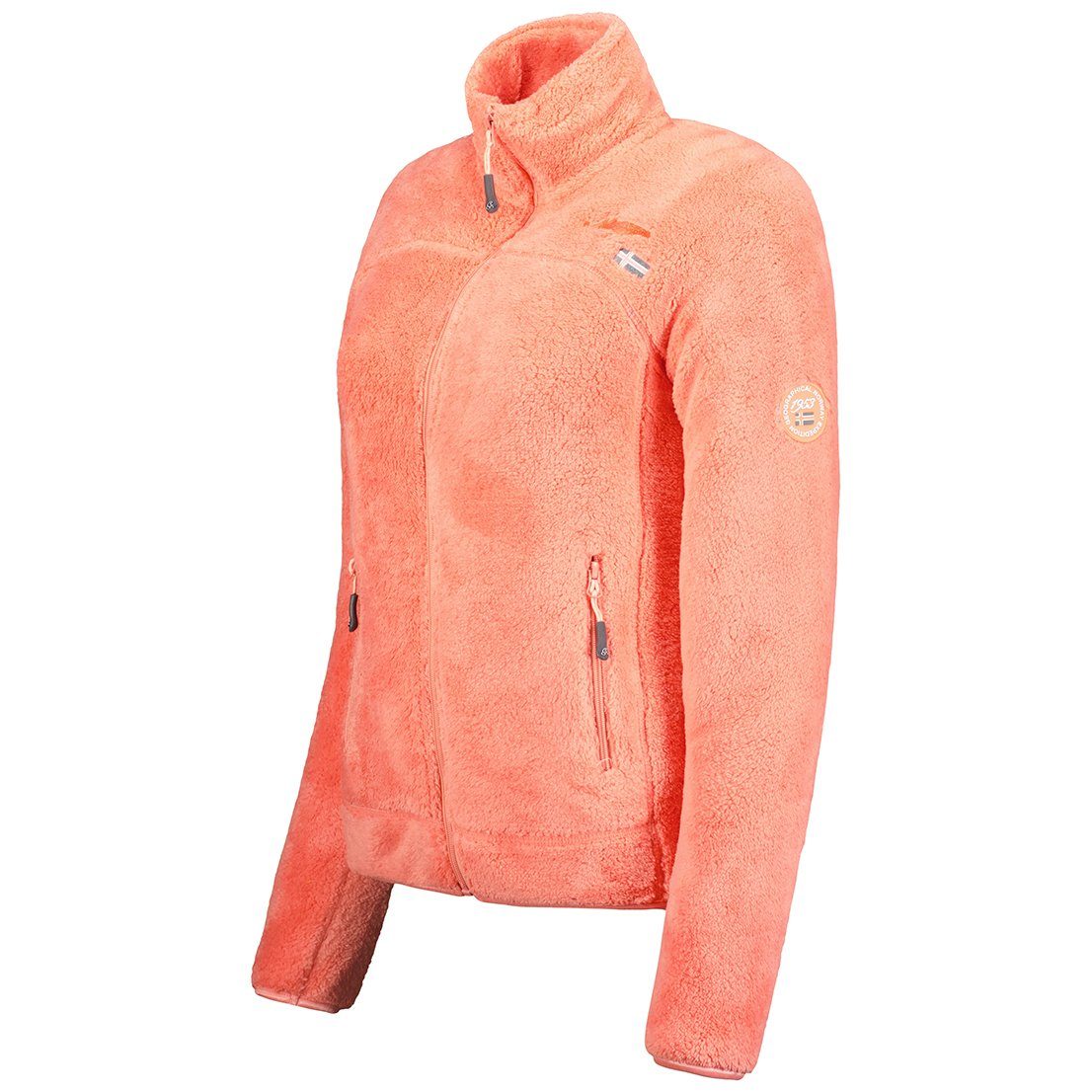 Geographical Norway Fleecejacke Damen Outdoor Jacke brupalenco (1-St) mit stehkragen