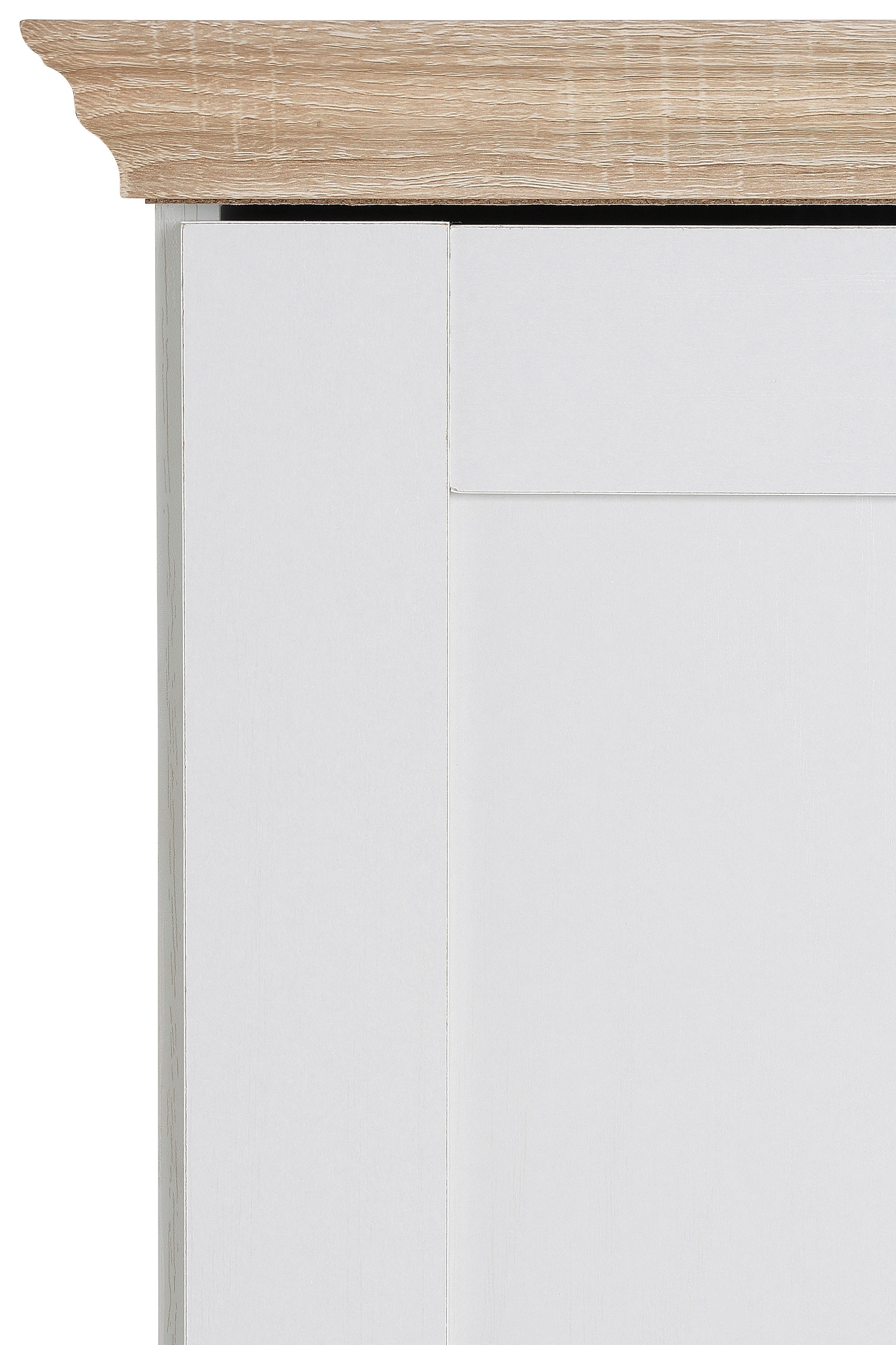 Home affaire Drehtürenschrank Binz Mehrzweckschrank, Holz-Optik, mit Stauraummöglichkeiten, Höhe 130 cm