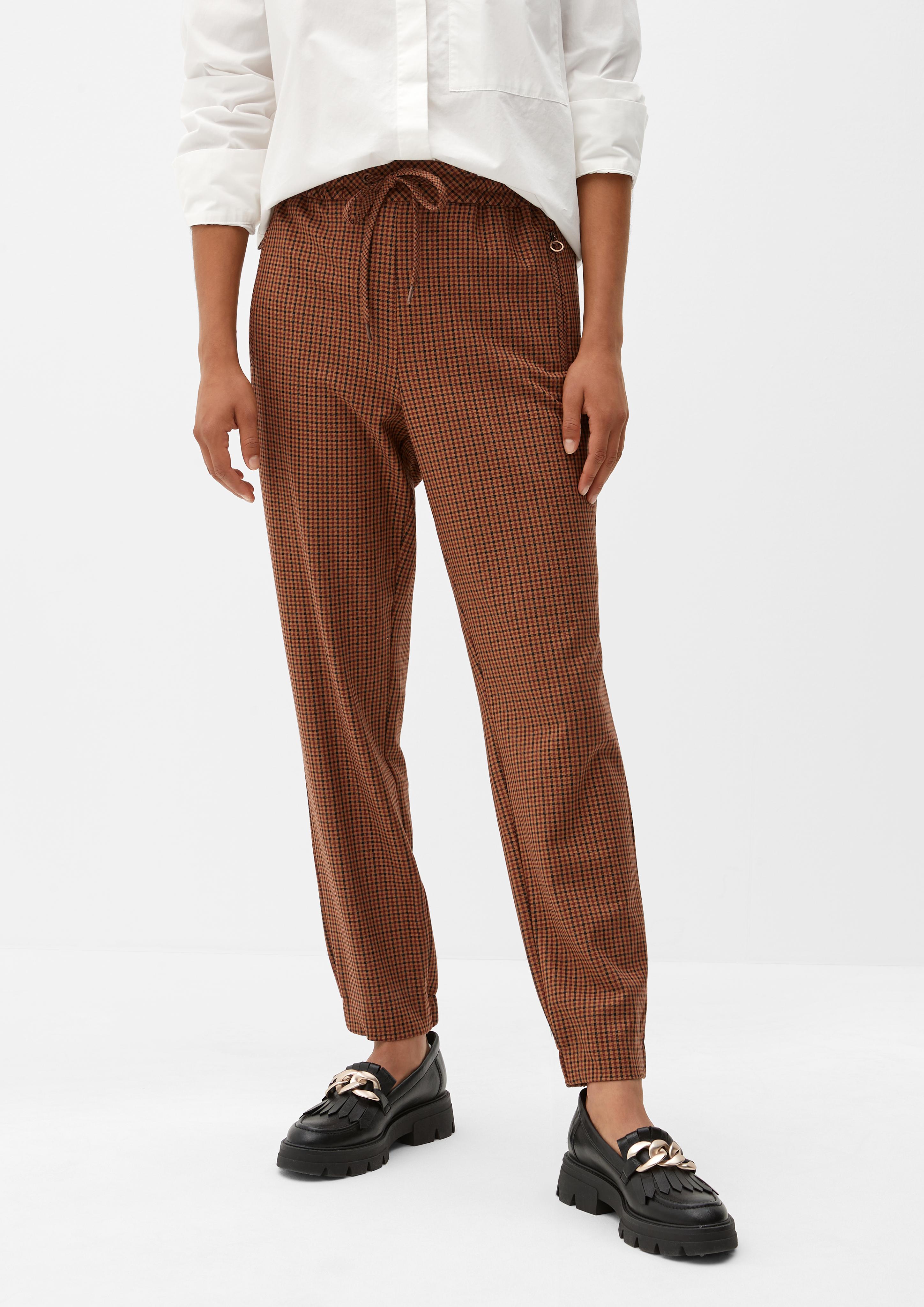 Relaxed: Karierte 7/8-Jogpants  EME  2120428-84N4