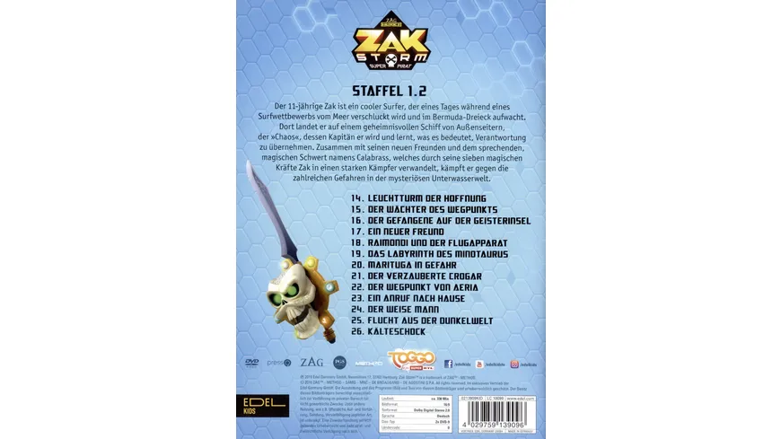 Zak Storm - Staffel 1.2 - Die DVD zur TV-Serie  [2 DVDs]