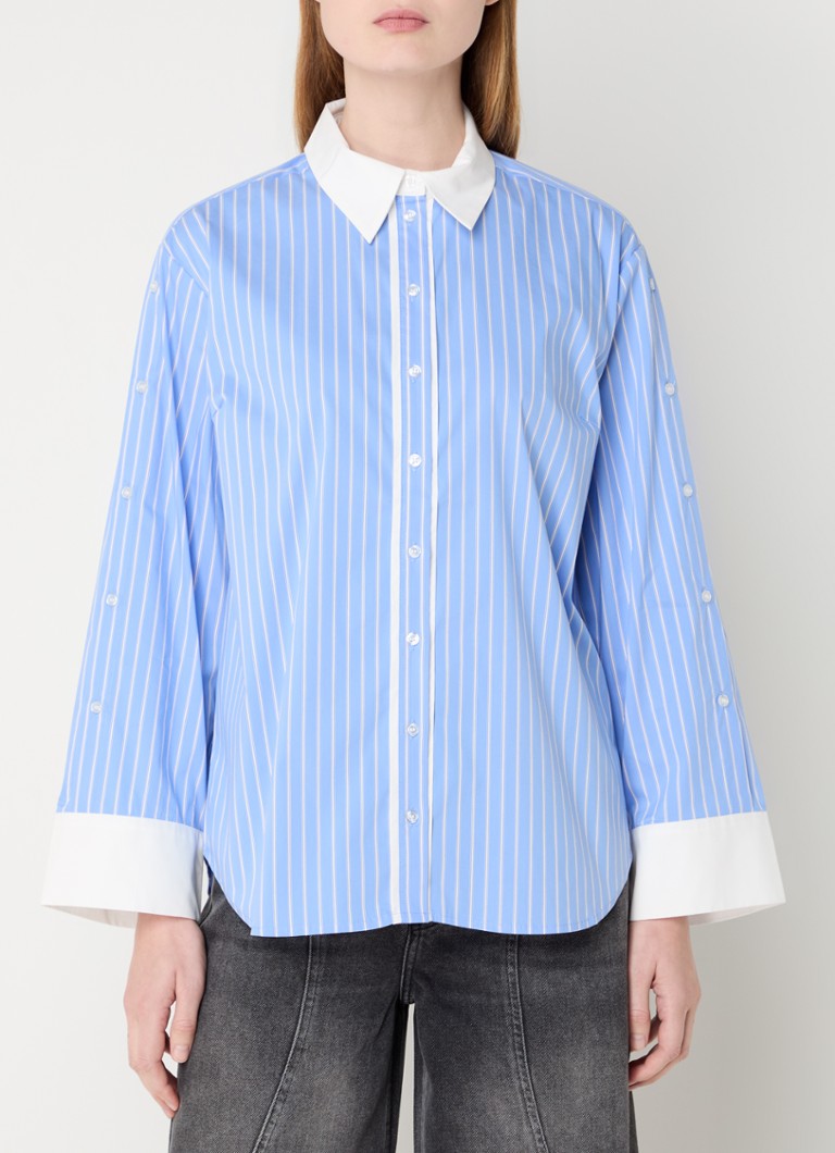 Co'Couture Danny blouse with stripe print