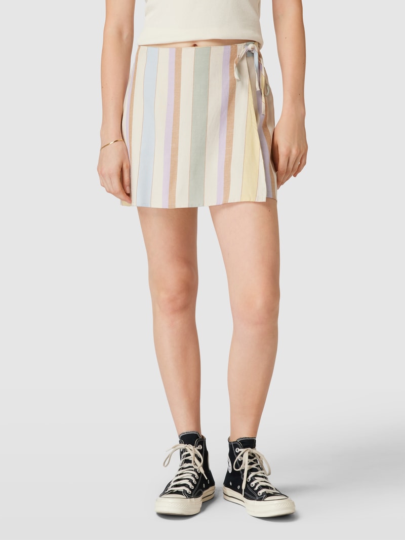 Shorts mit Leinen-Anteil Modell 'TINE' in sand