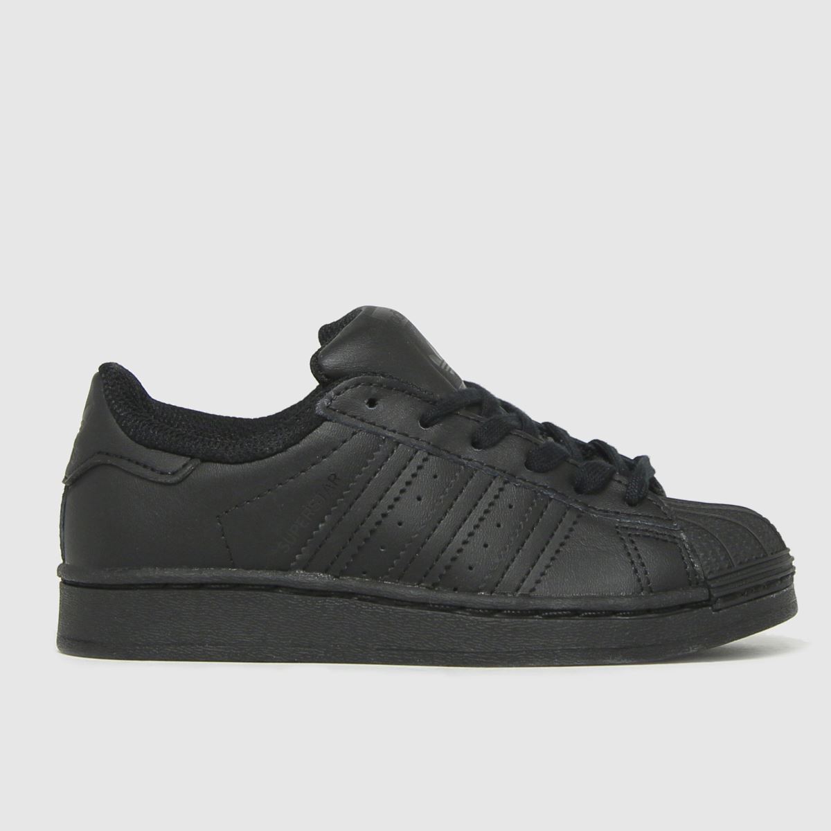 adidas fekete Superstar junior cipők