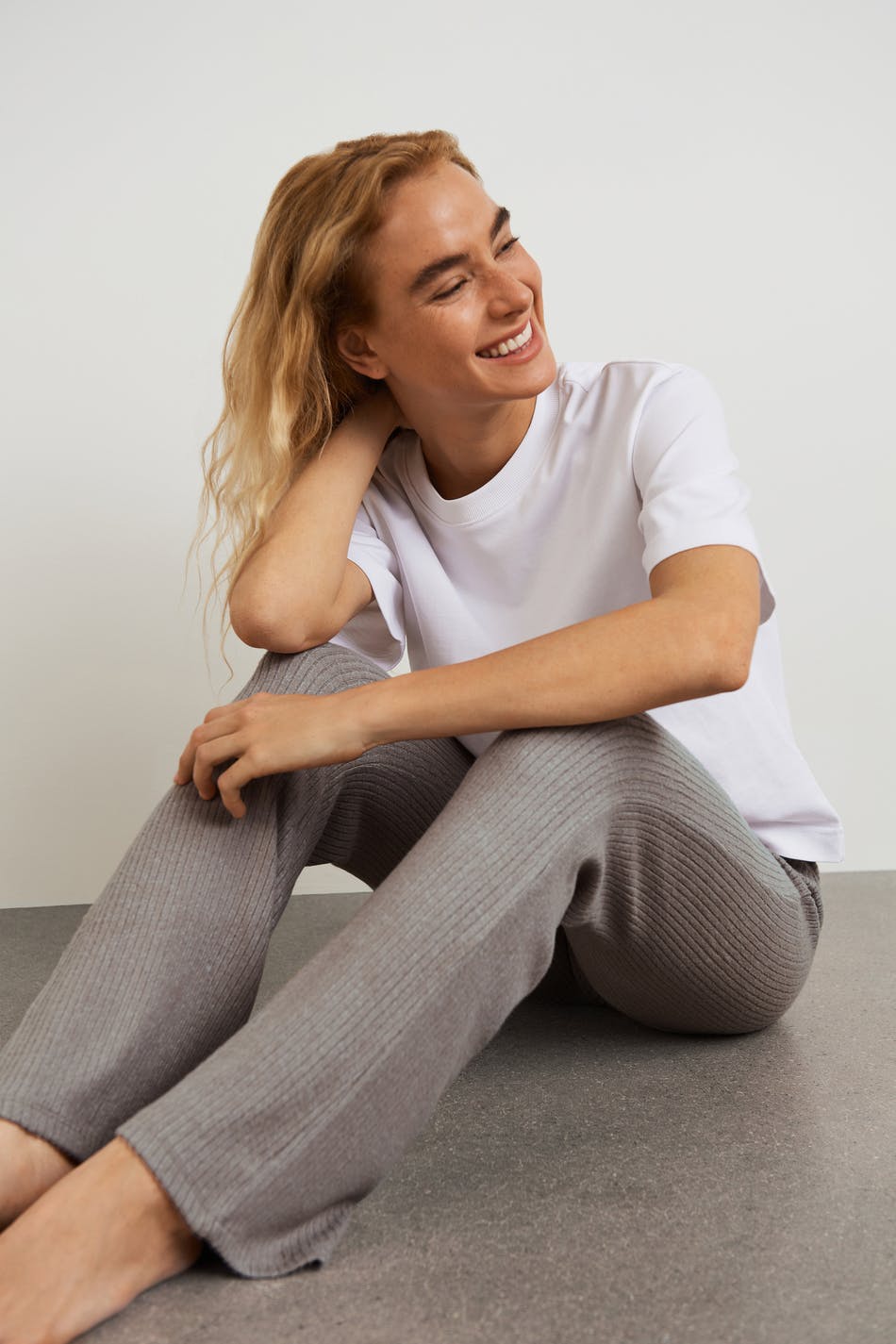 Stina rib trousers