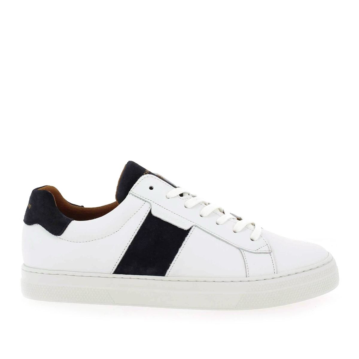 Schmoove  SPARK GANG NAPPA/SUEDE - Blanc Marine