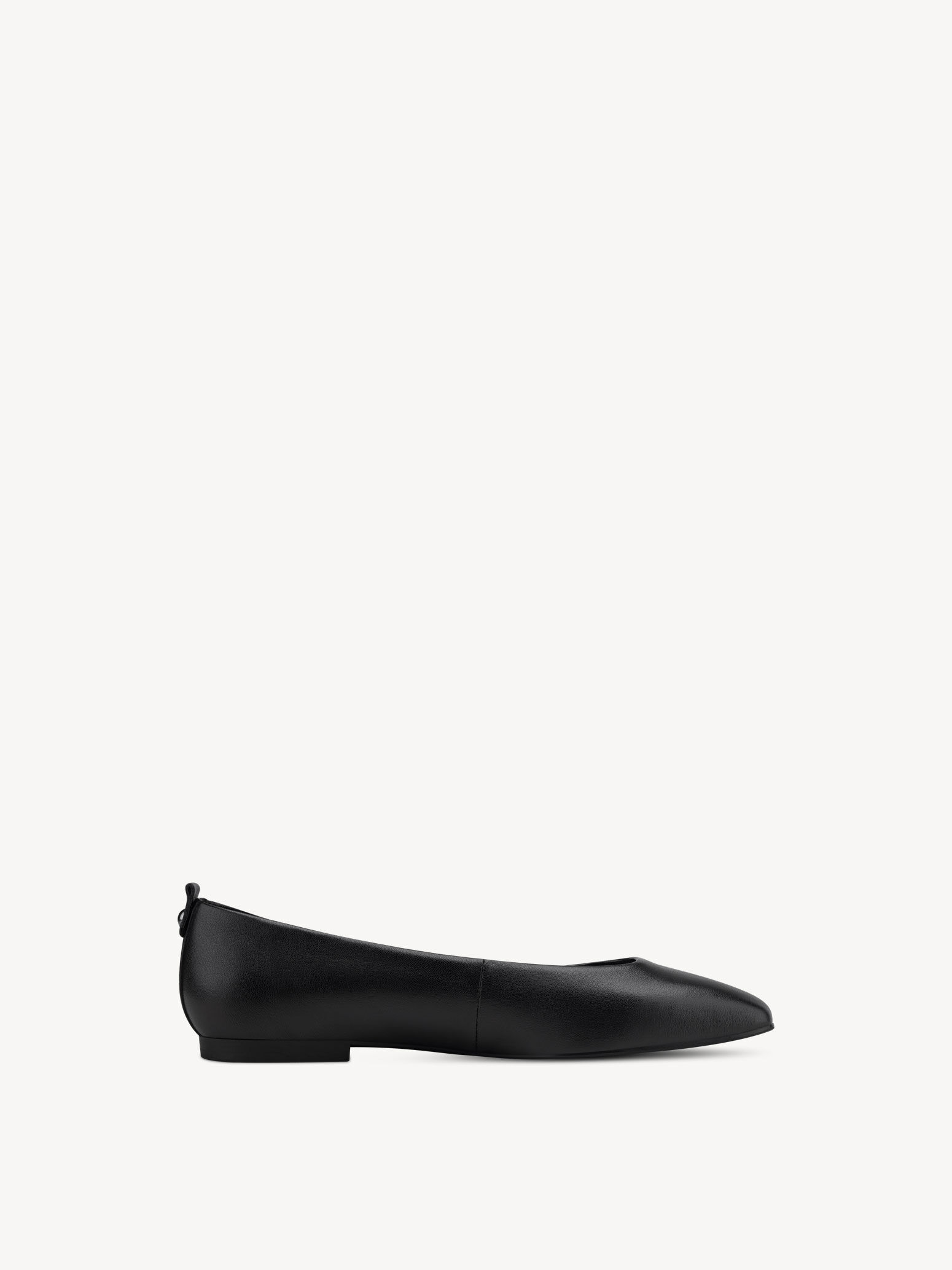 Ballerine en cuir - noir