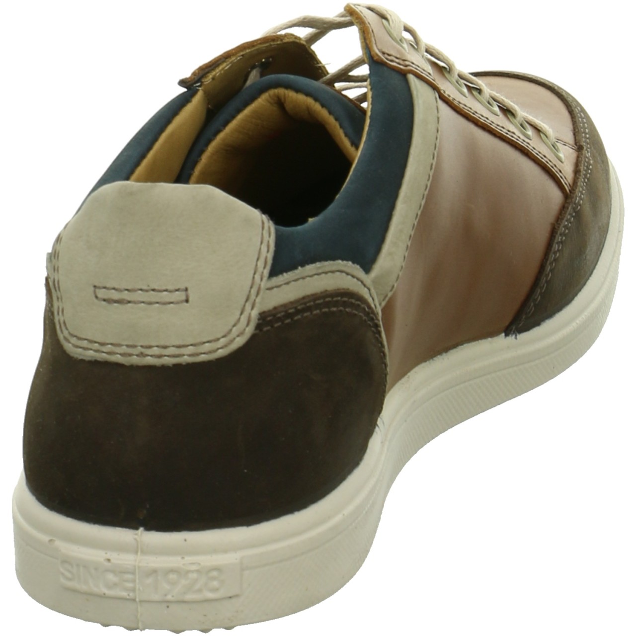 JOMOS Sneaker braun cappuccino/cognac Nubuk/Glattl