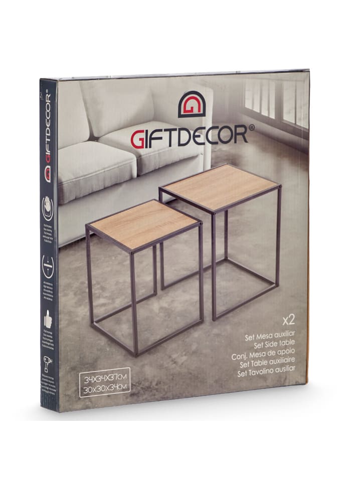 GIFTDECOR Tische in braun günstig kaufen onesize