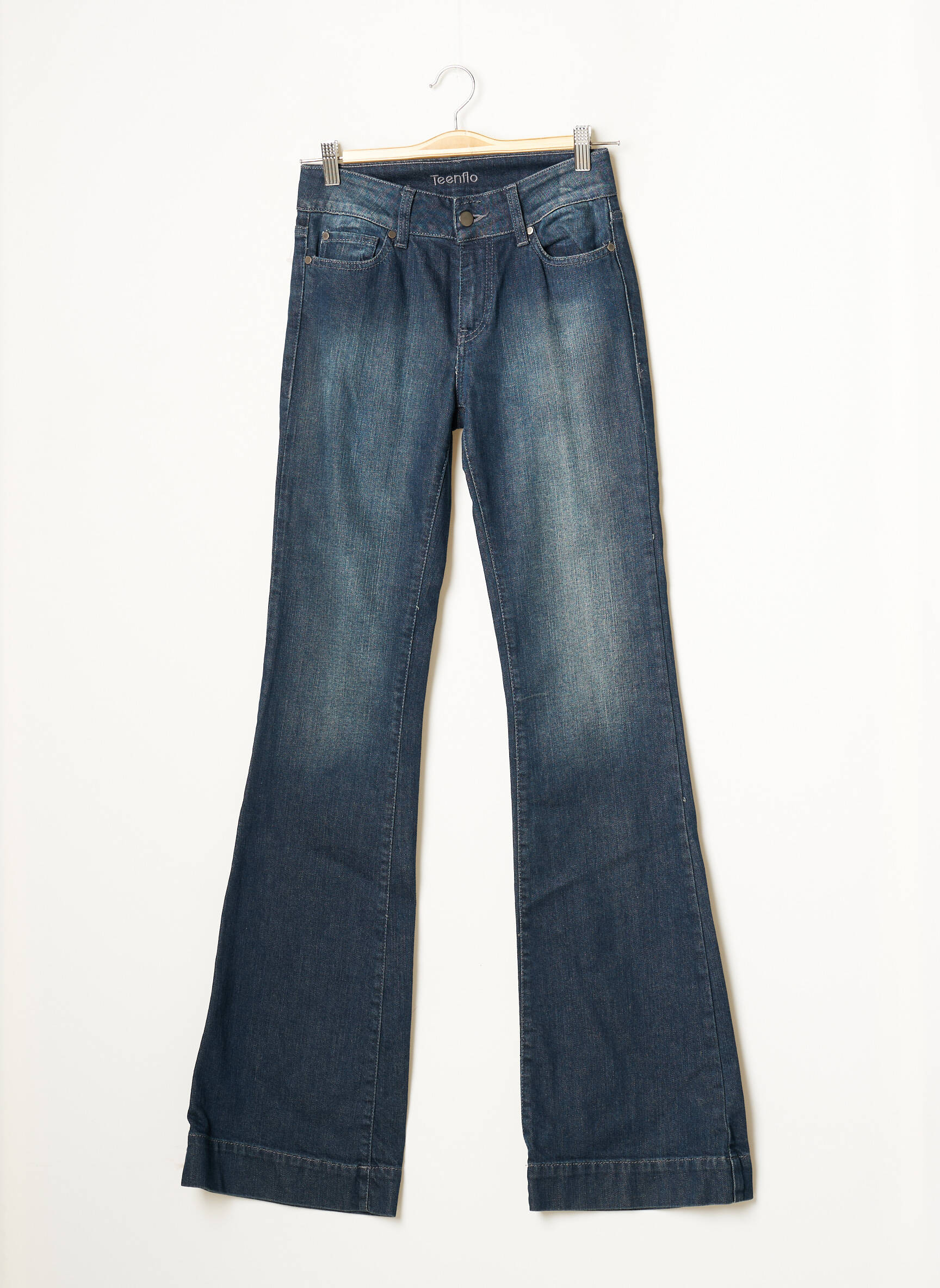 Teenflo Jean Flare Femme couleur bleu