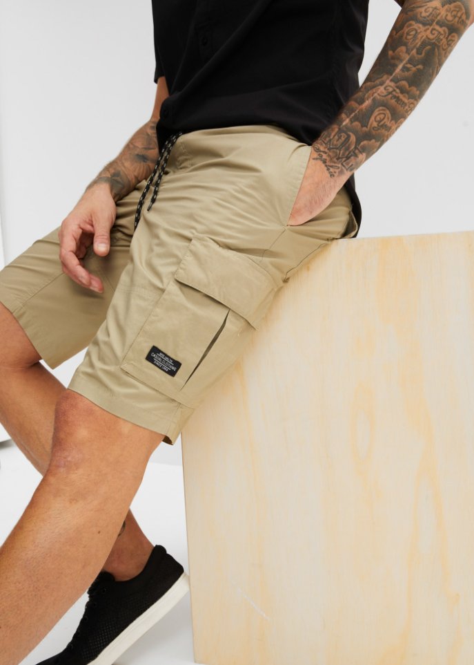 Schlupf-Cargo-Bermuda m. Komfortschnitt, Regular Fit