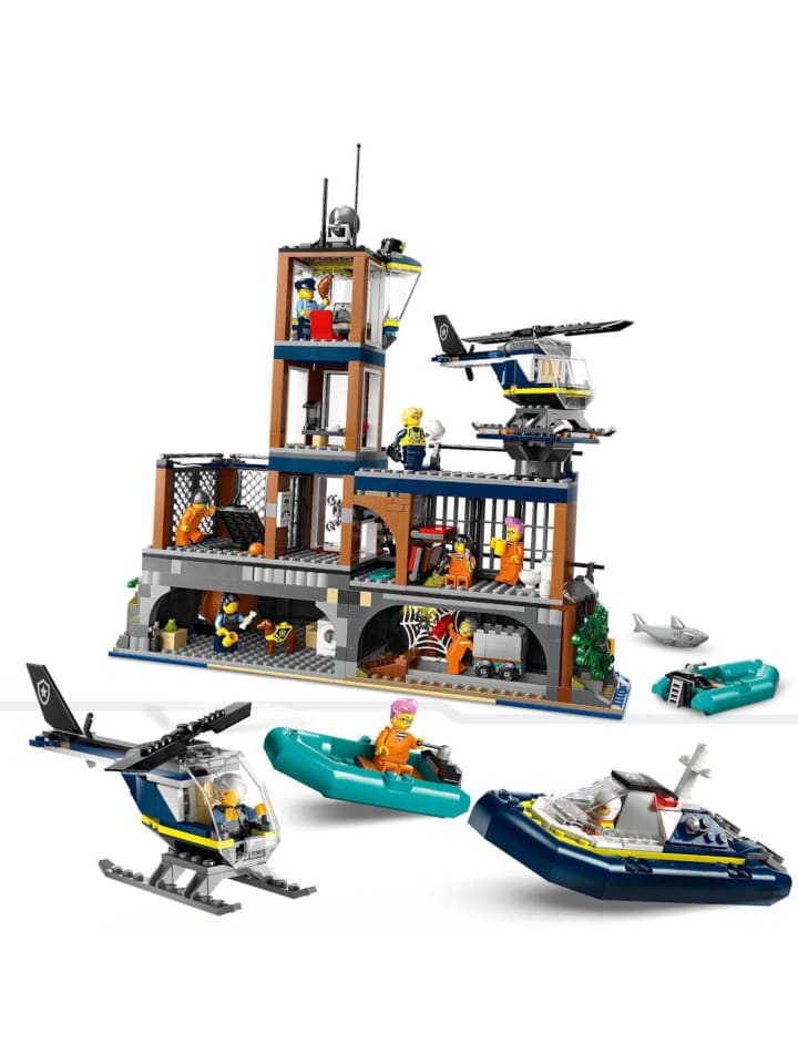 LEGO City Polizeistation auf der Gefängnisinsel in Mehrfarbig ab 7 Jahre günstig kaufen onesize