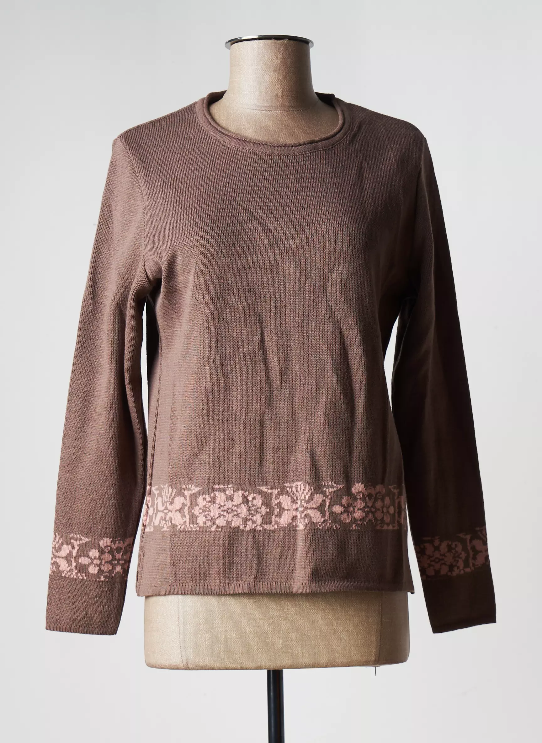 Eleane Pulls Femme couleur marron