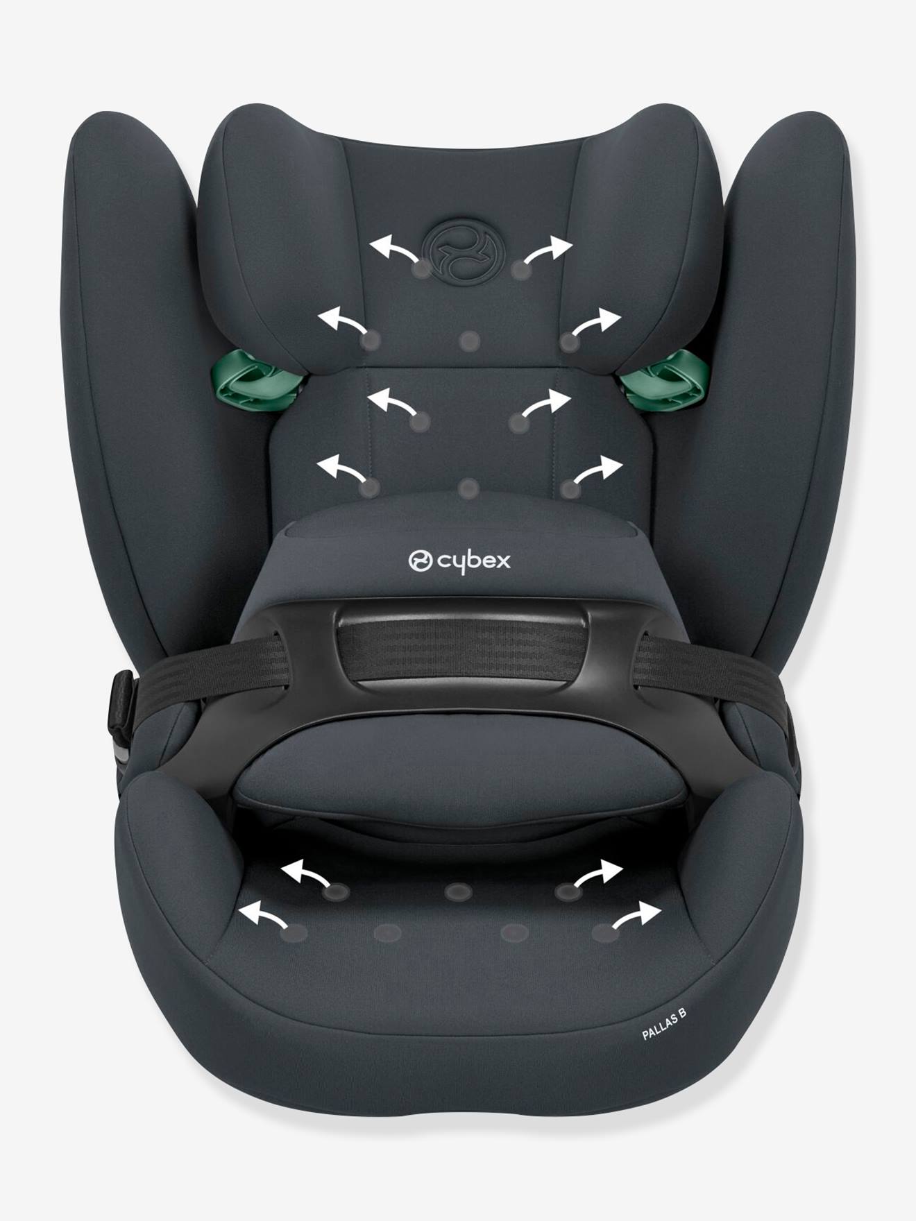 Cybex Mitwachsender Kindersitz Silver Pallas B i-Size CYBEX 76-150 cm, Gr. 1/2/3 - schwarz