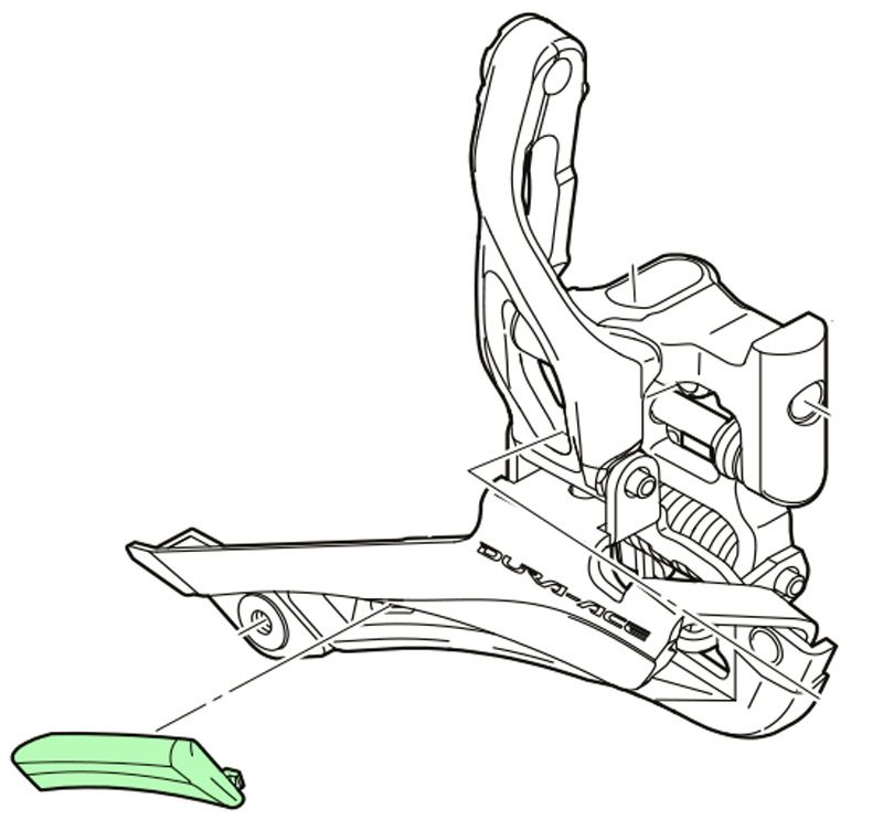 Shimano Schutzplatte für FD-9000 Umwerfer kaufen | Bike-Discount