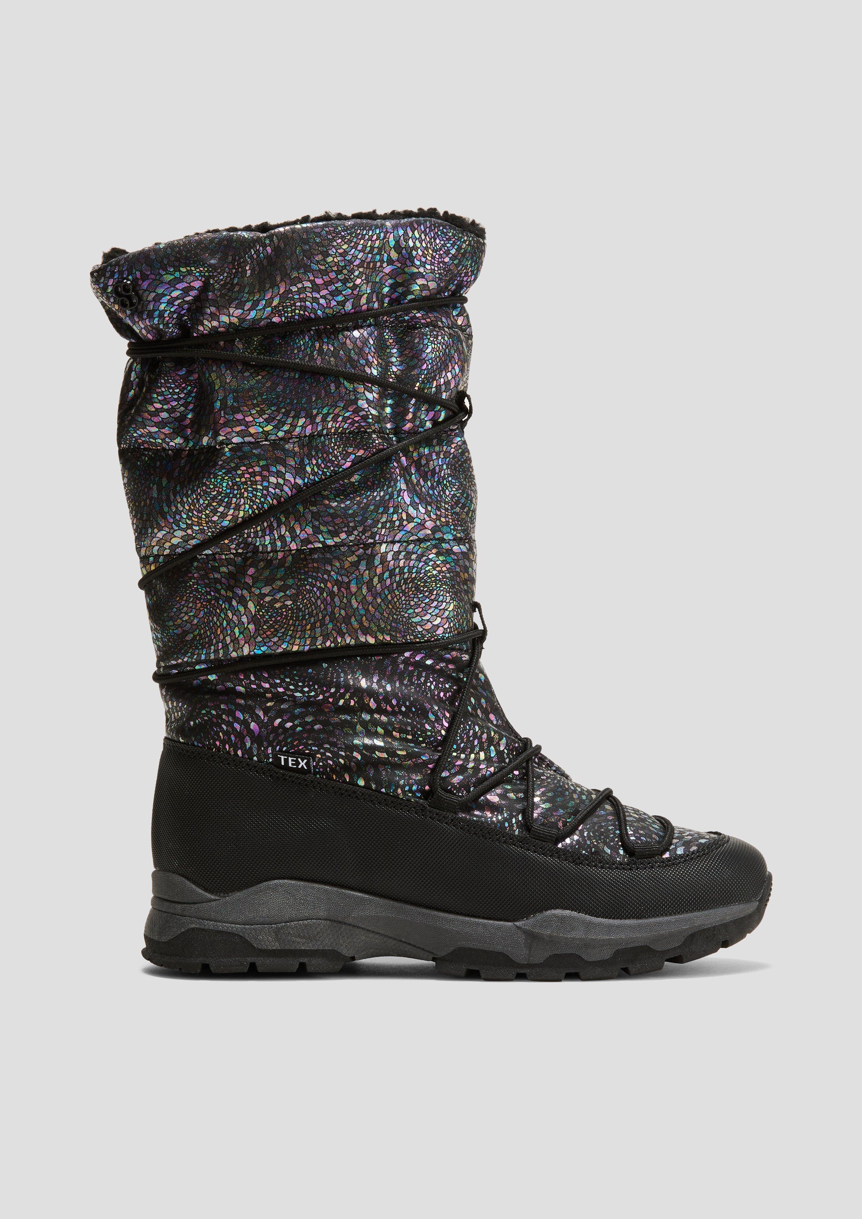 Tex-Stiefel in glänzender Optik  6008309-098