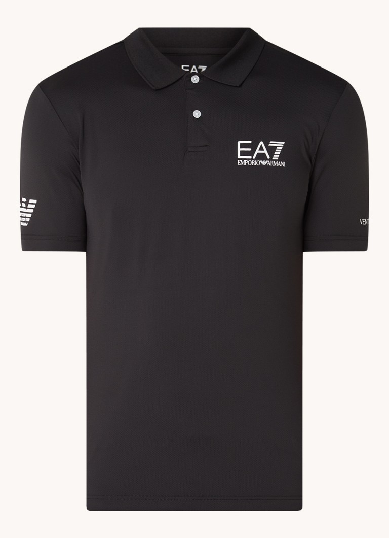 Polo Emporio Armani de corte regular com logotipo.