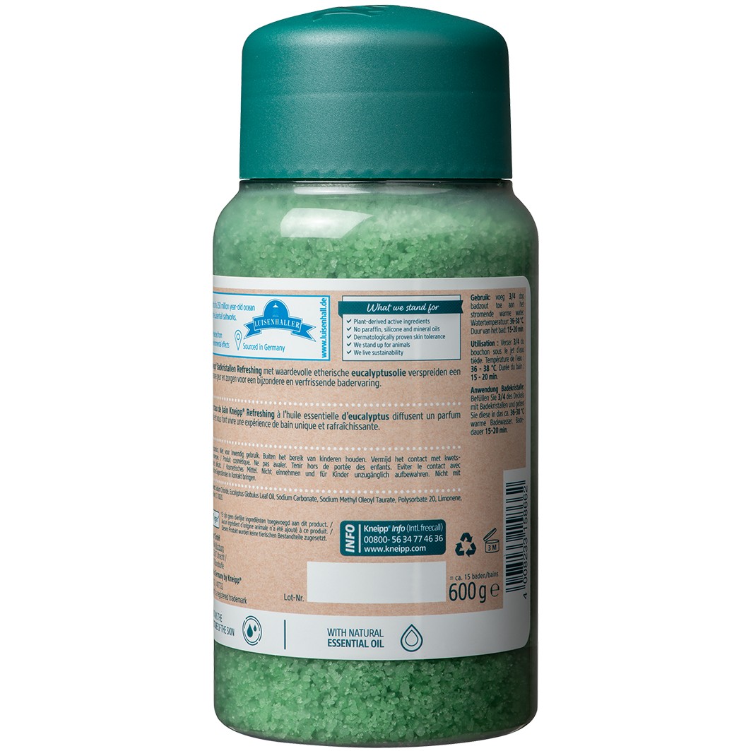 Sali da bagno Kneipp - Eucalipto - Rinfrescanti - 600 g