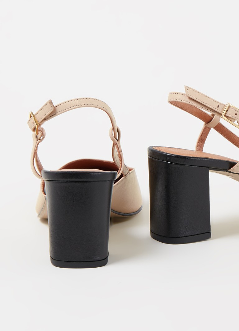 Jonak Dhapop -nahkainen slingback-saapas